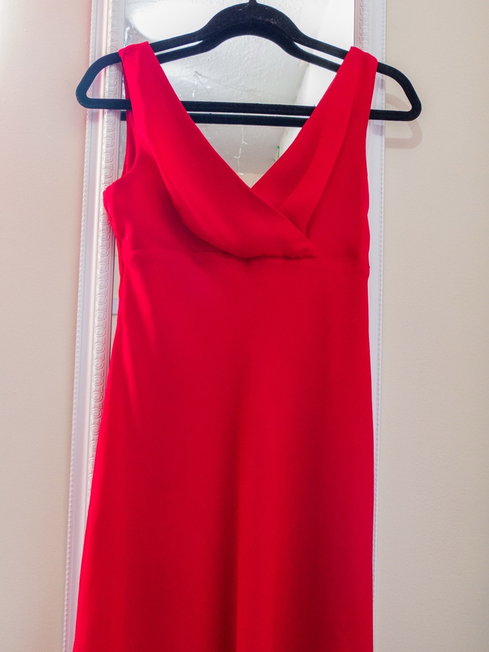 Red dress elegant